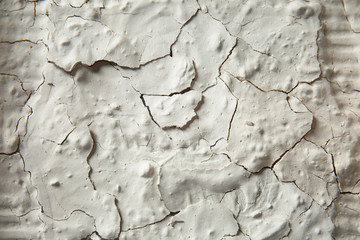 White soil texture, closeup