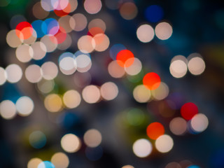 colorful bokeh abstract background,beautiful shiny Christmas lights.