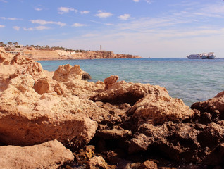 view of the sea and rocks