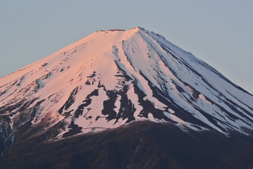 富士山山頂付近