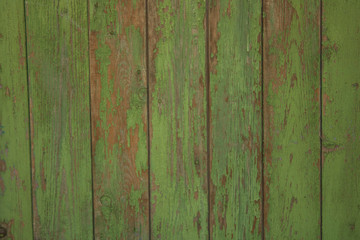 old green wood plank background