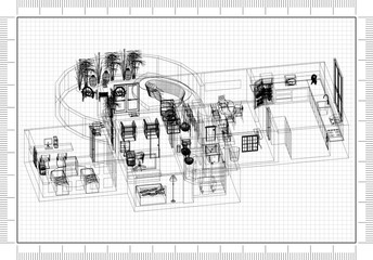 Apartment Architect Blueprint 