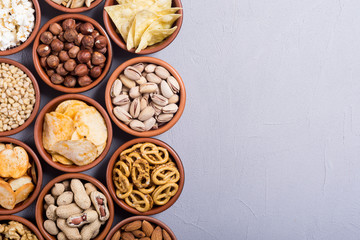 Mix of snacks