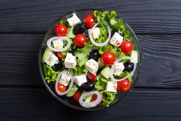 Fresh vegetables greek salad