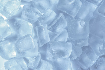 Ice cubes as background