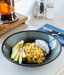 millet with vegetables