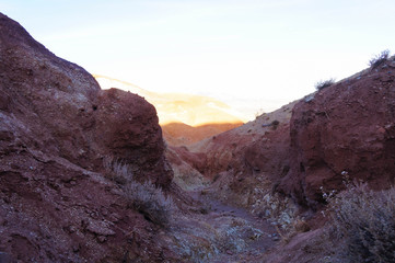 Amazing martian landscape Altai Mars in Western Siberia,Russia.