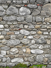 Old weathered stone wall background