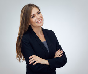 Businesswoman isolated professional portrait