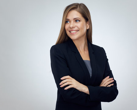 Businesswoman isolated professional portrait