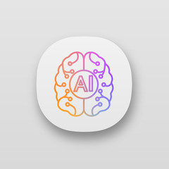 Artificial intelligence app icon