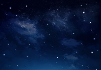 beautiful background of the night sky with stars