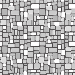 Random shapes background. Seamless pattern.Vector. ランダムな形のパターン