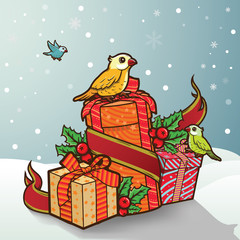 Christmas background template