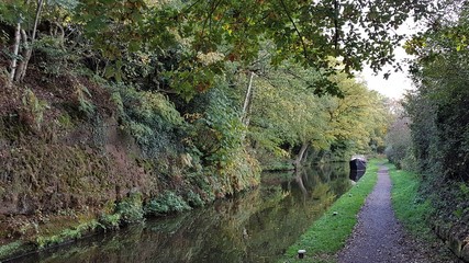Stafford canal near Kidderminster Worcestershire