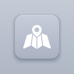 Location, Map, Pin button, best vector