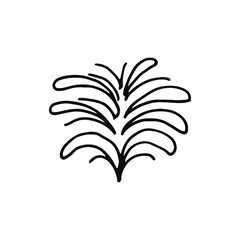 firework festive icon. isolated object vector silhouette