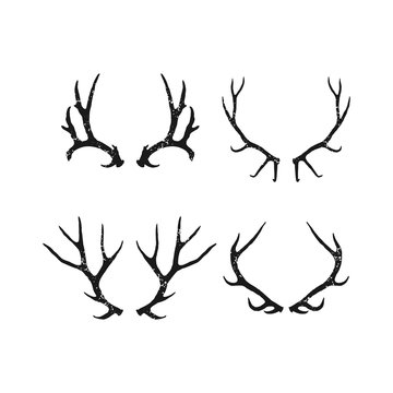 61,757 Antler Silhouette Images, Stock Photos, 3D objects, & Vectors