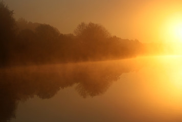 Löcknitzer See, Sonnenaufgang