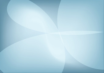 Abstract modern graphic blue curve shapes background