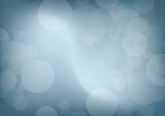 Abstract dark blue bokeh background