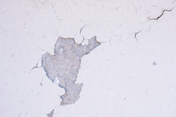 wall is Peeling paint .This image for  background and texture.
