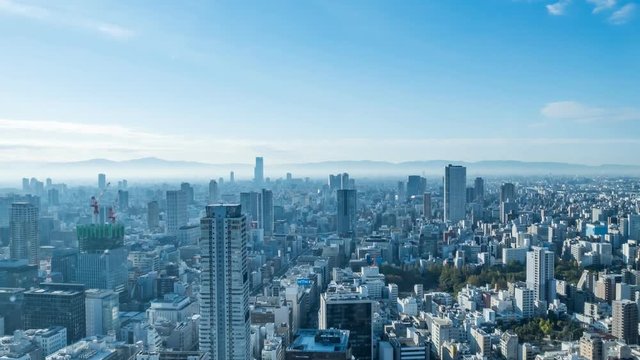 4K・大阪風景・タイムラプス