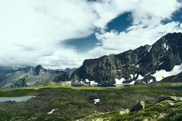Fototapeta premium mountains and lake