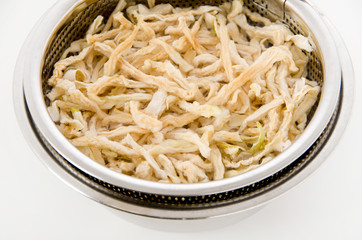 切り干し大根 水戻し