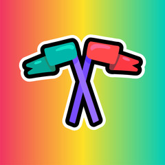 Award and winner symbol in sport, show business and life