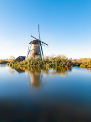 windmill on Kinderdijk, the Netherlands
