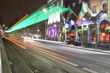 light trials dublin city centre