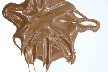 Splodge of melted chocolate