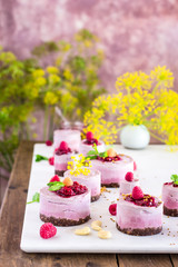 Raspberry Fennel Tarts