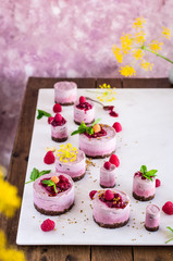 Raspberry Fennel Tarts