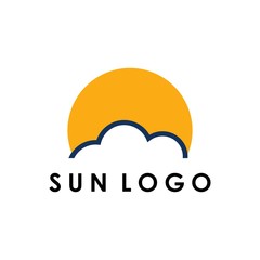 sun logo template