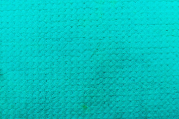 Closeup of Green kitchen washing sponge texture background