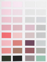 Fototapeta premium Color samples palette catalog