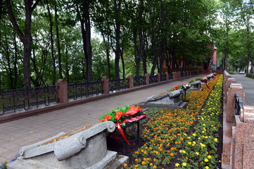 Memorial Alley - the burial of soldiers who died during the liberation of Vitebsk