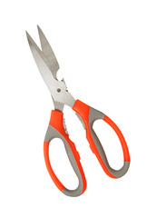 Scissors isolated on white background with clipping path.