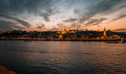 Fototapeta premium Budapest sunset