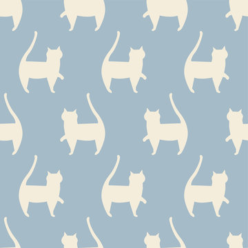 seamless cat pattern