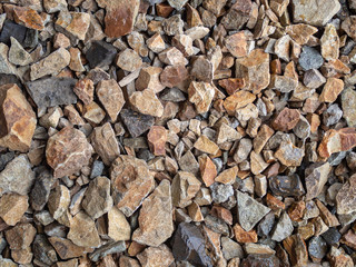 Many different stones surface background