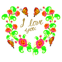 vintage flower,nature, vector