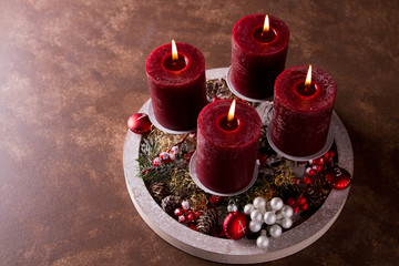 alle kerzen brennen am vierten advent
