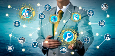 Man Activating Maintenance On Point Absorber Buoy