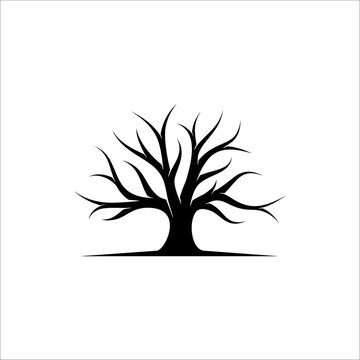 Abstract tree logo design, root logo design inspiration