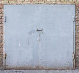 Fototapeta na wymiar Gate, metal, garage