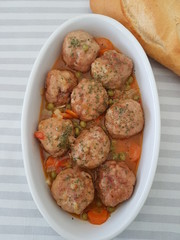 Homemade meatballs