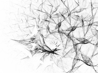 surreal Futuristic digital 3d design art abstract background fractal illustration for meditation and decoration wallpaper